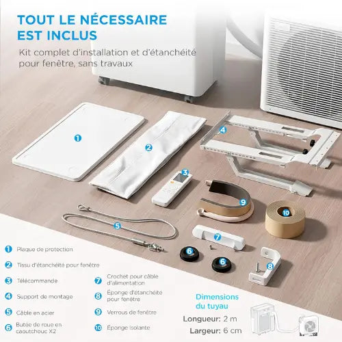 Midea PortaSplit - Refroidit comme une clim fixe, se branche comme un ventilateur